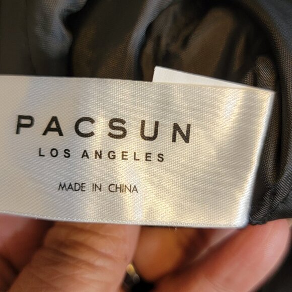 PacSuc Athletics Women's Black Varsity Jacket XS/S New With Tags - Picture 4 of 15